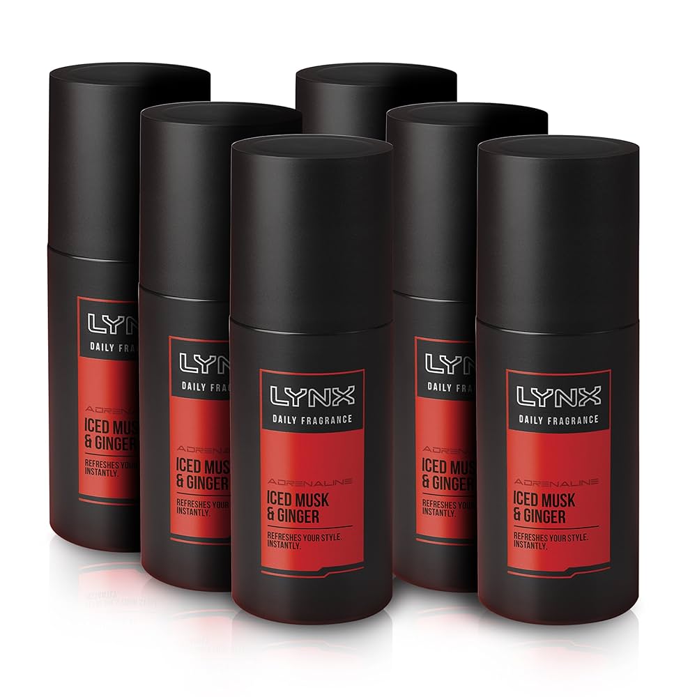 Lynx Adrenaline Iced Musk and Ginger Mens Fragrance